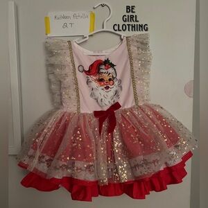 Be Girl Clothing SANTA Christmas dress